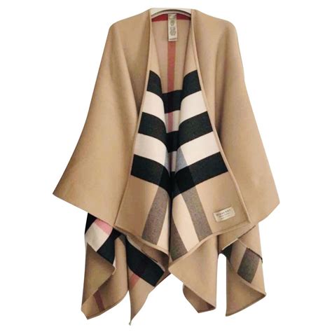 burberry poncho cape|authentic burberry poncho.